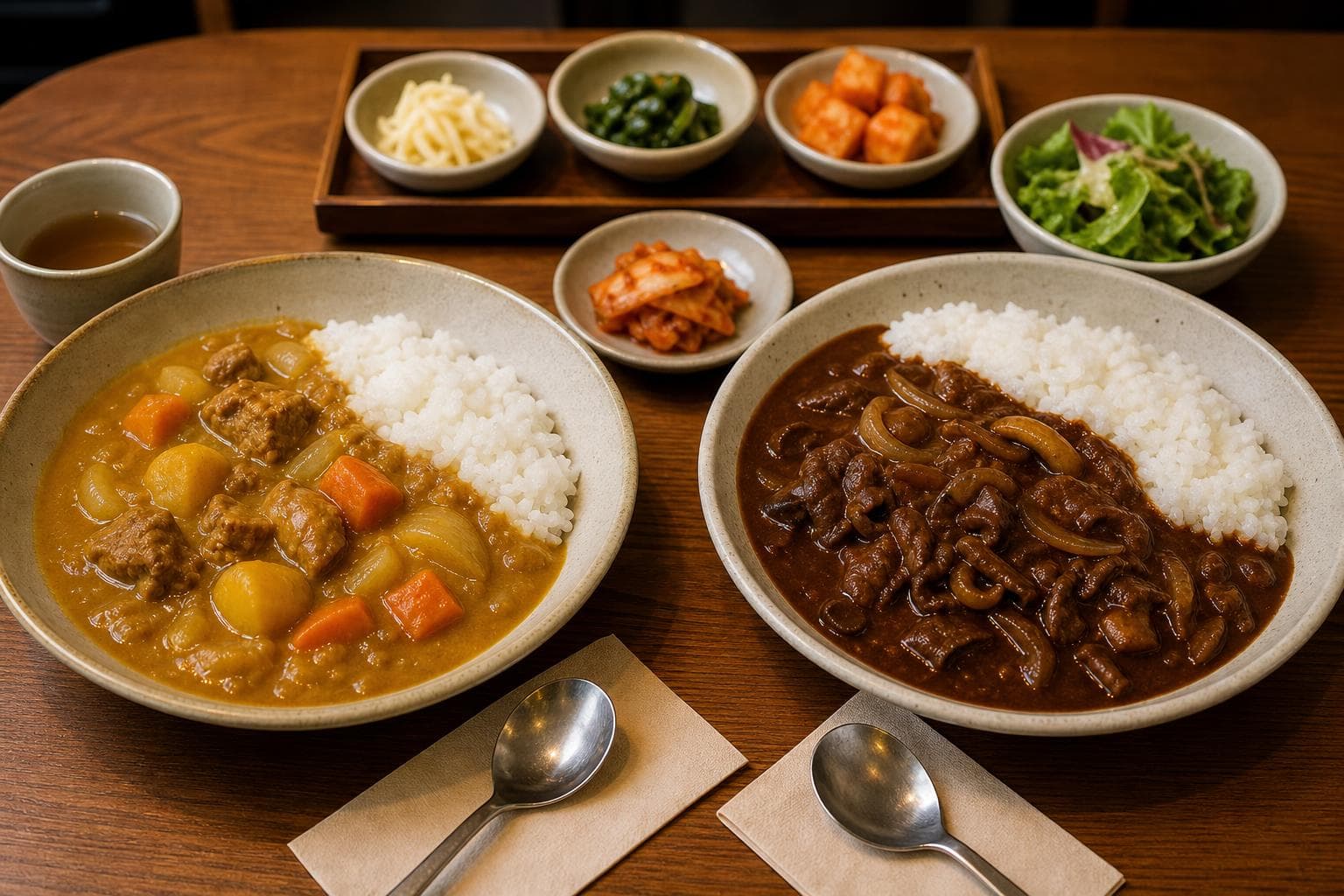 카레라이스 하이라이스 차이, 점심 주문 전 보는 소스·맛 기준