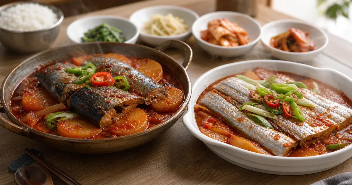 고등어조림 갈치조림 차이, 점심 전에 보는 생선살·양념 기준