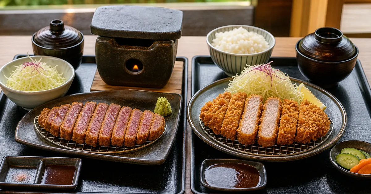 규카츠 돈카츠 차이, 소고기·돼지고기 카츠 선택 기준