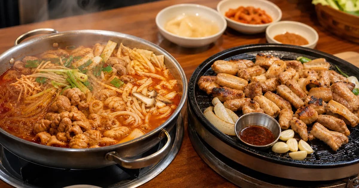 곱창전골 곱창구이 차이, 국물과 불향으로 고르는 점심 기준