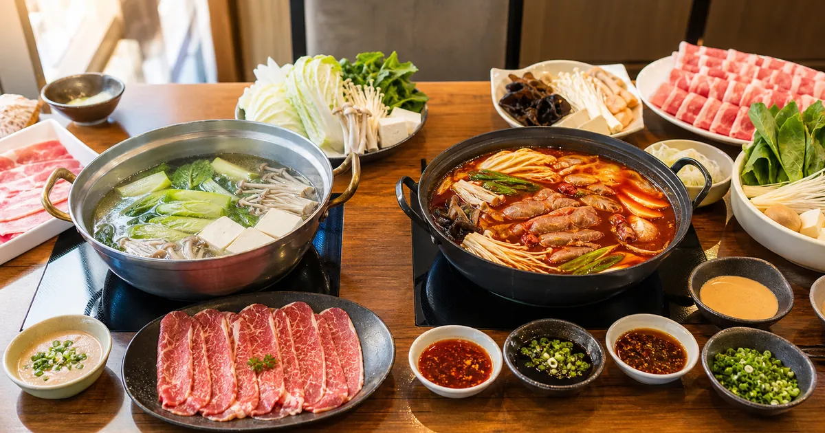 샤브샤브 훠궈 차이, 점심 전에 보는 육수·소스 기준
