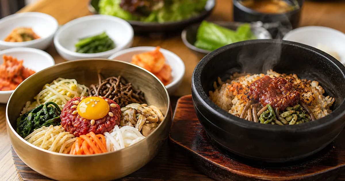 전주비빔밥 돌솥비빔밥 차이, 그릇과 누룽지로 고르는 점심 기준