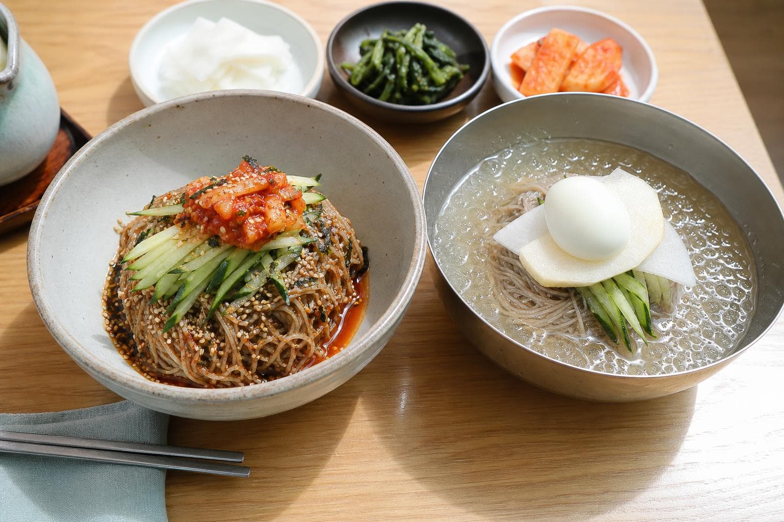 막국수 냉면 차이, 여름 점심 주문 전 보는 면·육수 기준