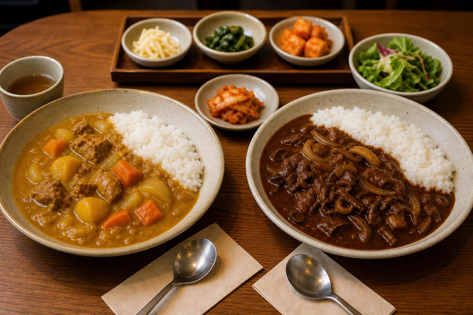 카레라이스 하이라이스 차이, 점심 주문 전 보는 소스·맛 기준