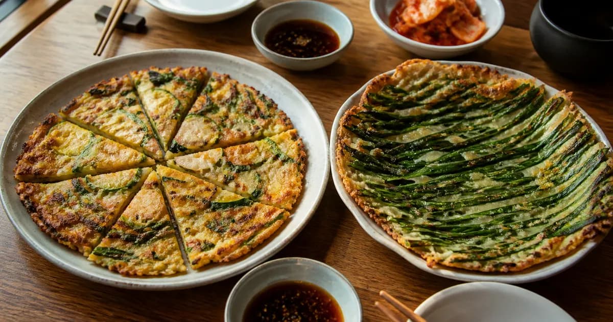 부침개 파전 차이, 반죽 두께와 파 향으로 고르는 점심 기준