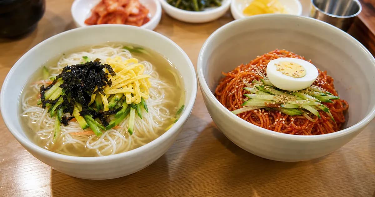 잔치국수 비빔국수 차이, 점심 전에 보는 육수·양념 기준