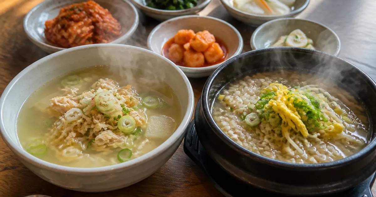 황태해장국 콩나물국밥 차이, 해장 국물과 점심 든든함 기준
