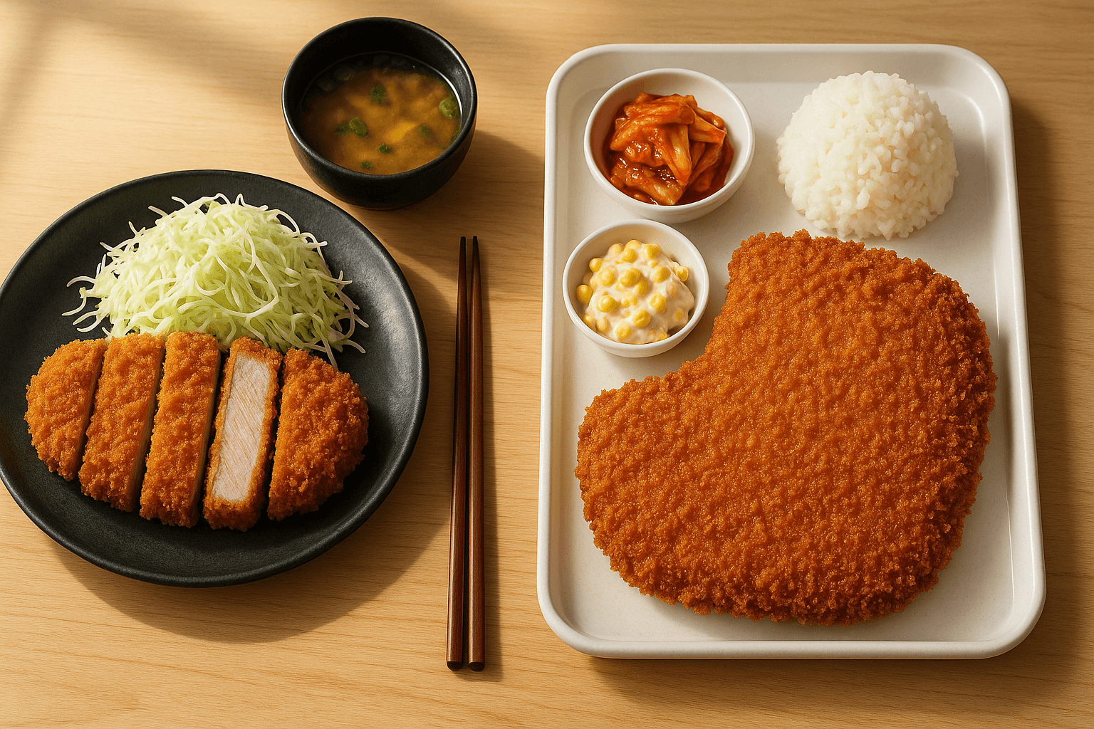 돈까스 vs 돈가스: 일본식과 한국식의 결정적 차이점